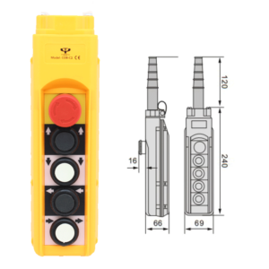 Acil stop vinç kumanda butonu